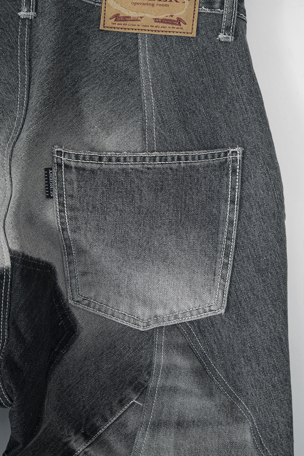 Surgery - Rebuild Denim Boot-cut Pants (Grey) product image 6 | TRAB K-Fashion Australia