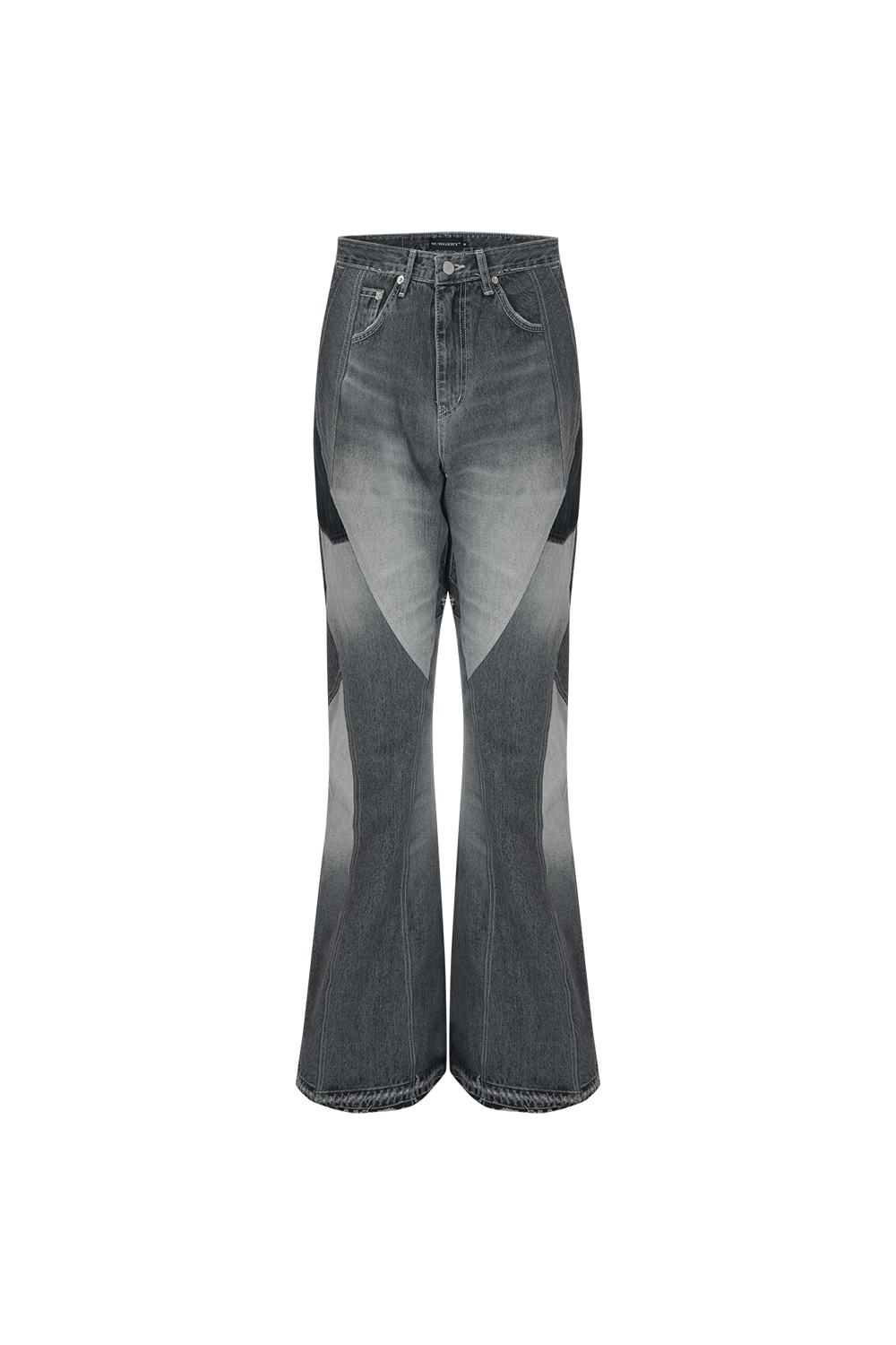 Surgery - Rebuild Denim Boot-cut Pants (Grey) product image 1 | TRAB K-Fashion Australia