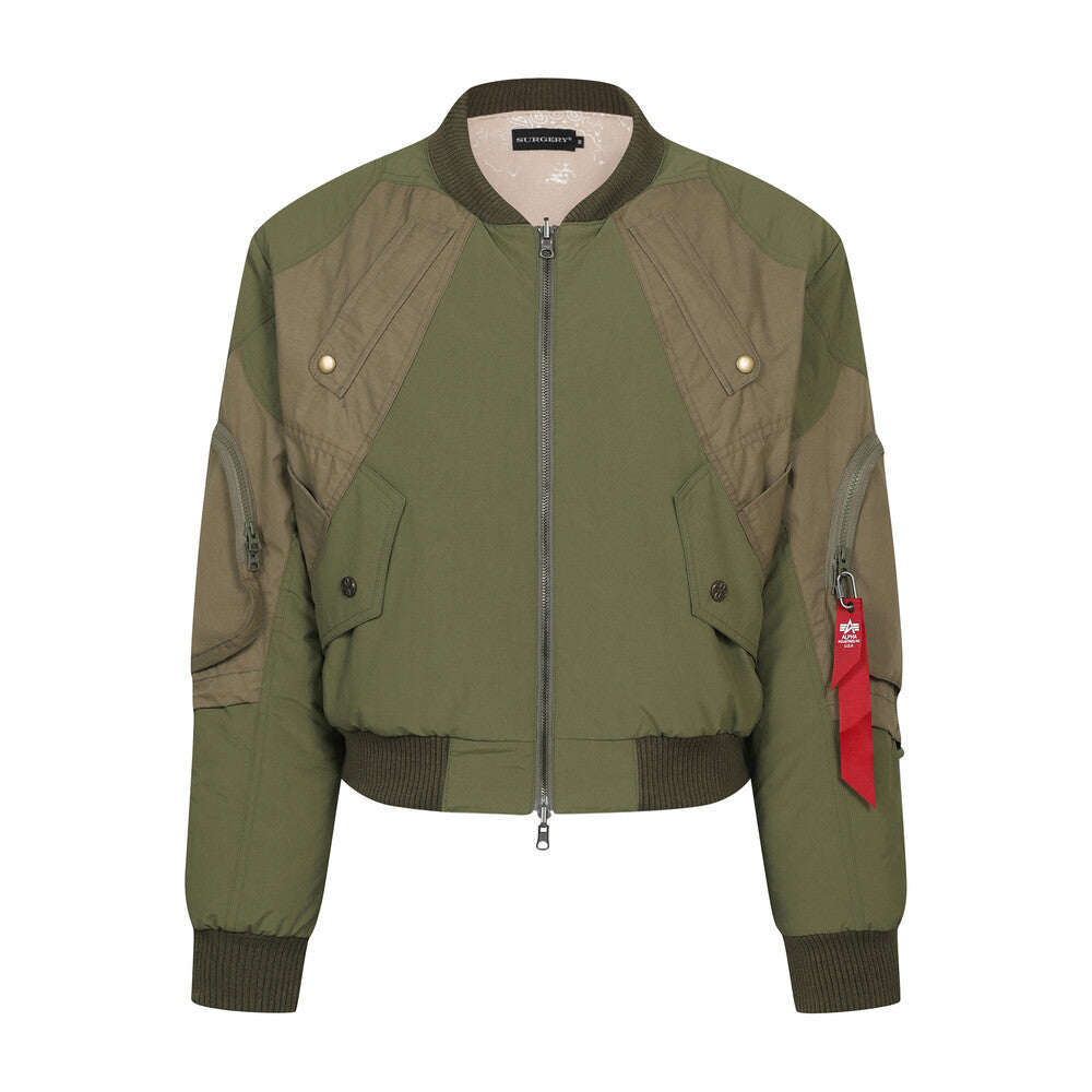 Surgery - Chimera Reversible Flight Jacket (Khaki) product image 1 | TRAB K-Fashion Australia