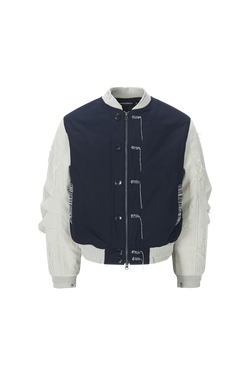 Surgery - Scarline Varsity Jacket Navy/ivory (OC) product image 1 | TRAB K-Fashion Australia