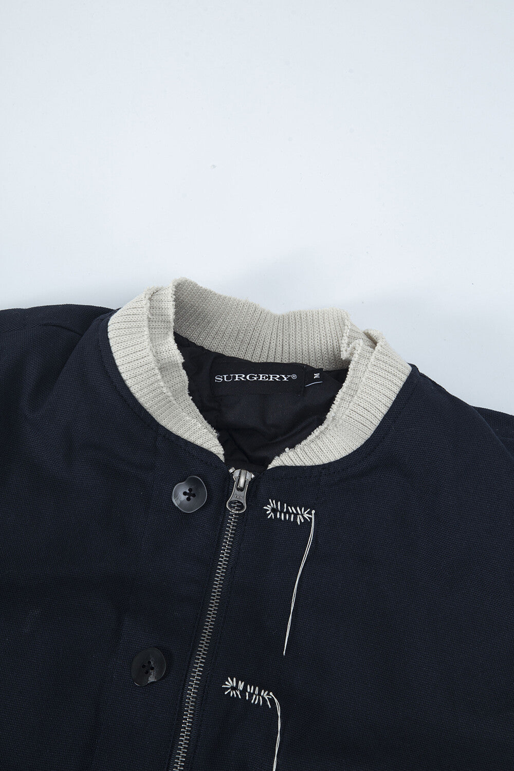 Surgery - Scarline Varsity Jacket Navy/ivory (OC) product image 3 | TRAB K-Fashion Australia