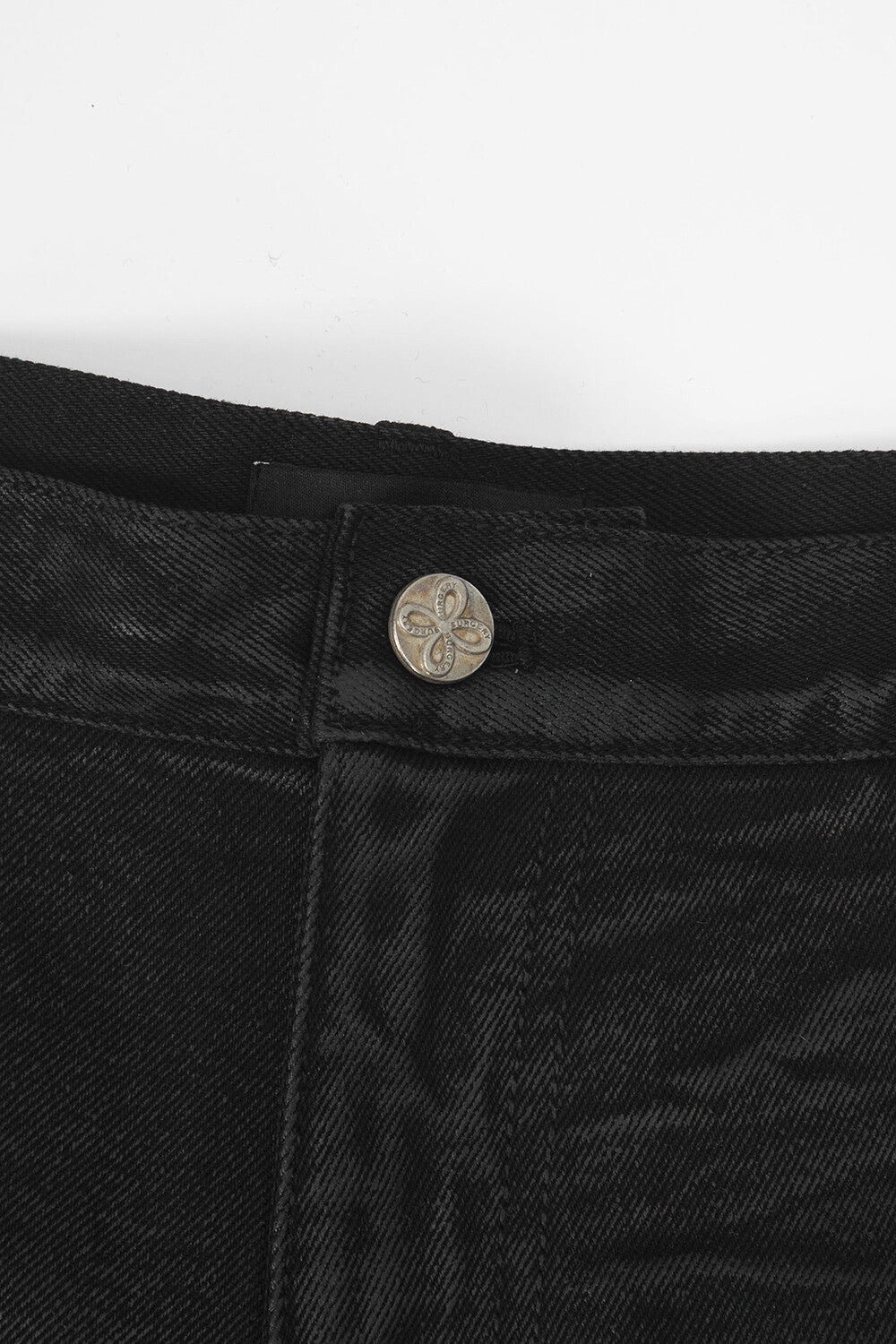 Surgery - Bone Cutting Wide Burnished Pants (Black) product image 4 | TRAB K-Fashion Australia