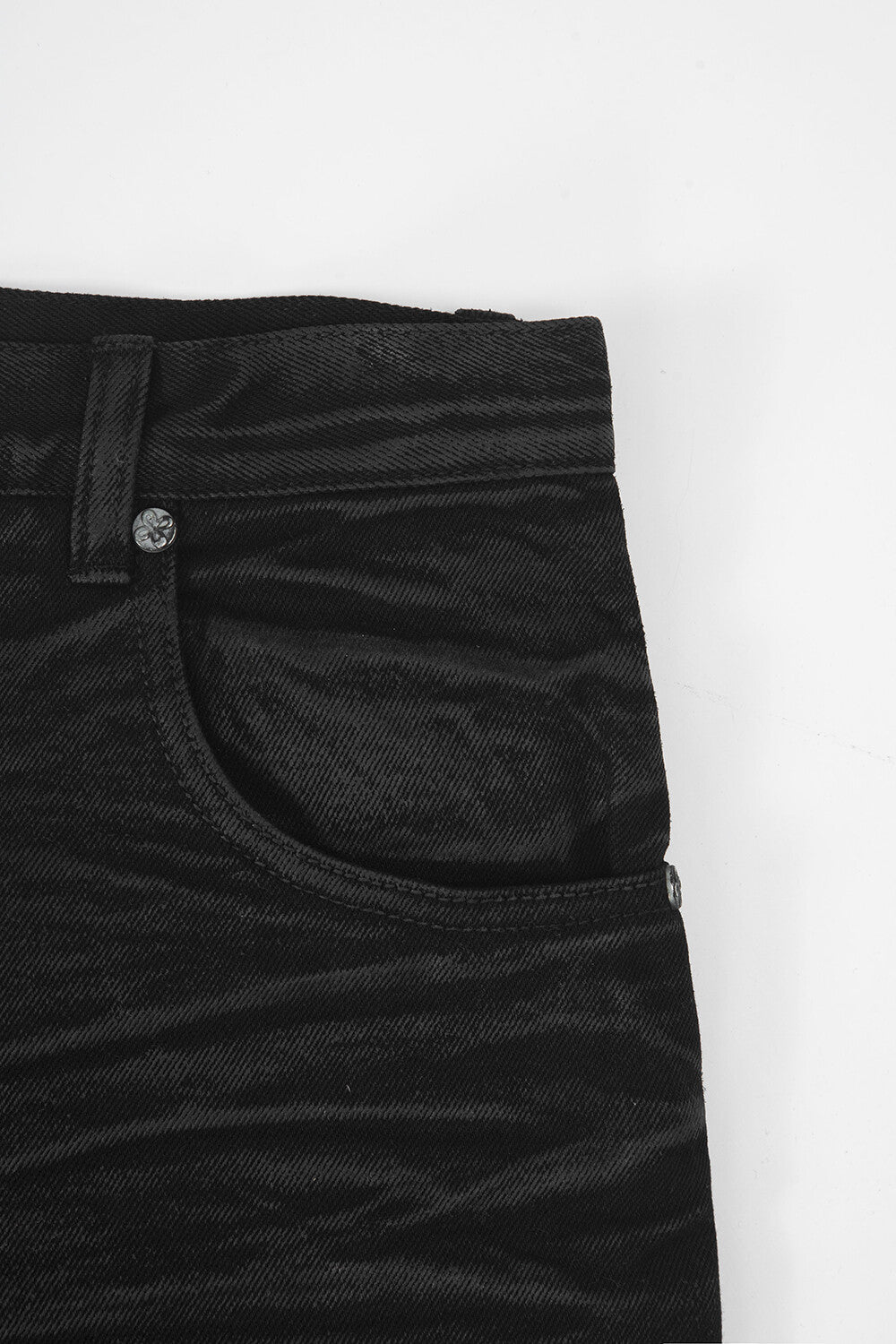 Surgery - Bone Cutting Wide Burnished Pants (Black) product image 5 | TRAB K-Fashion Australia