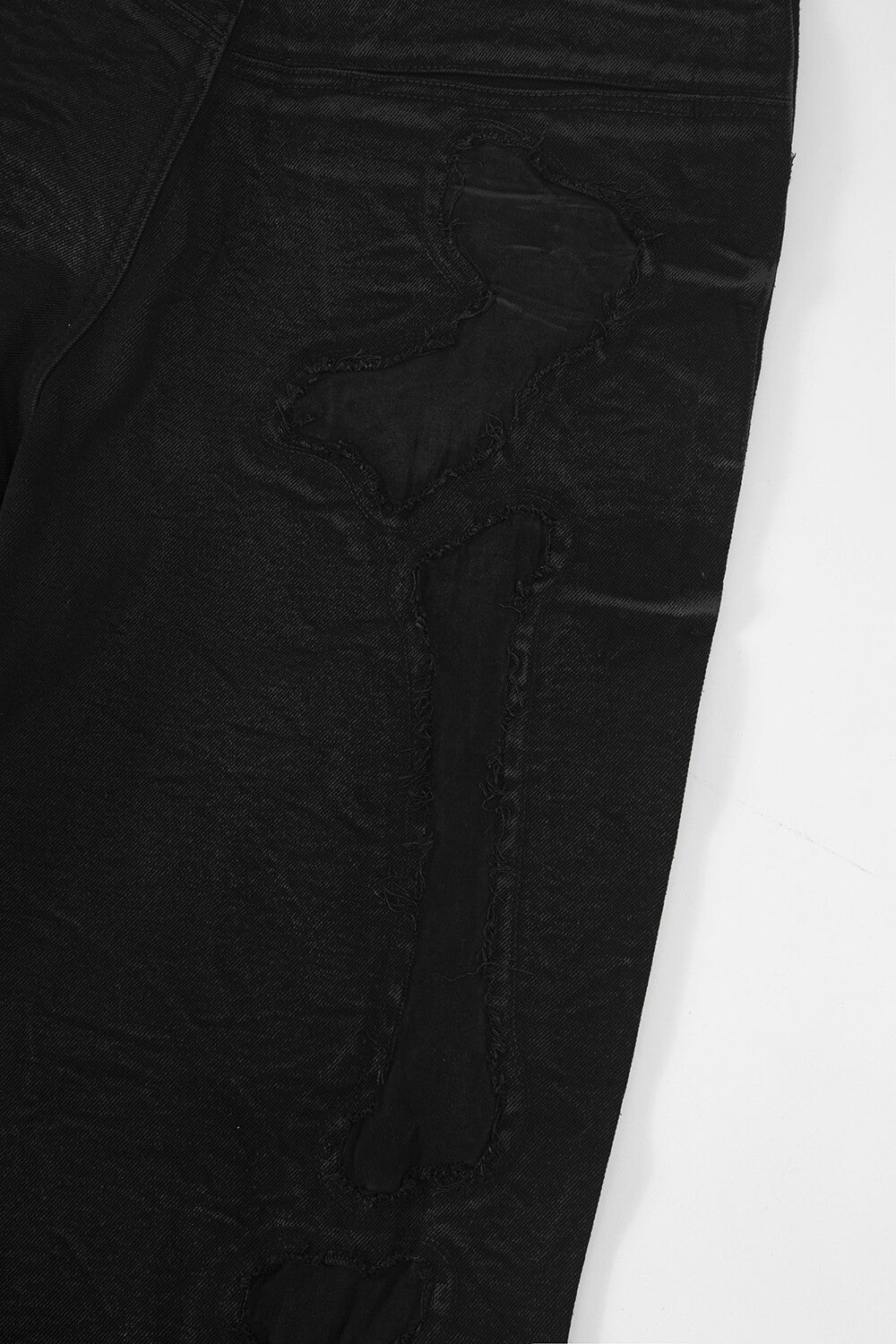 Surgery - Bone Cutting Wide Burnished Pants (Black) product image 8 | TRAB K-Fashion Australia