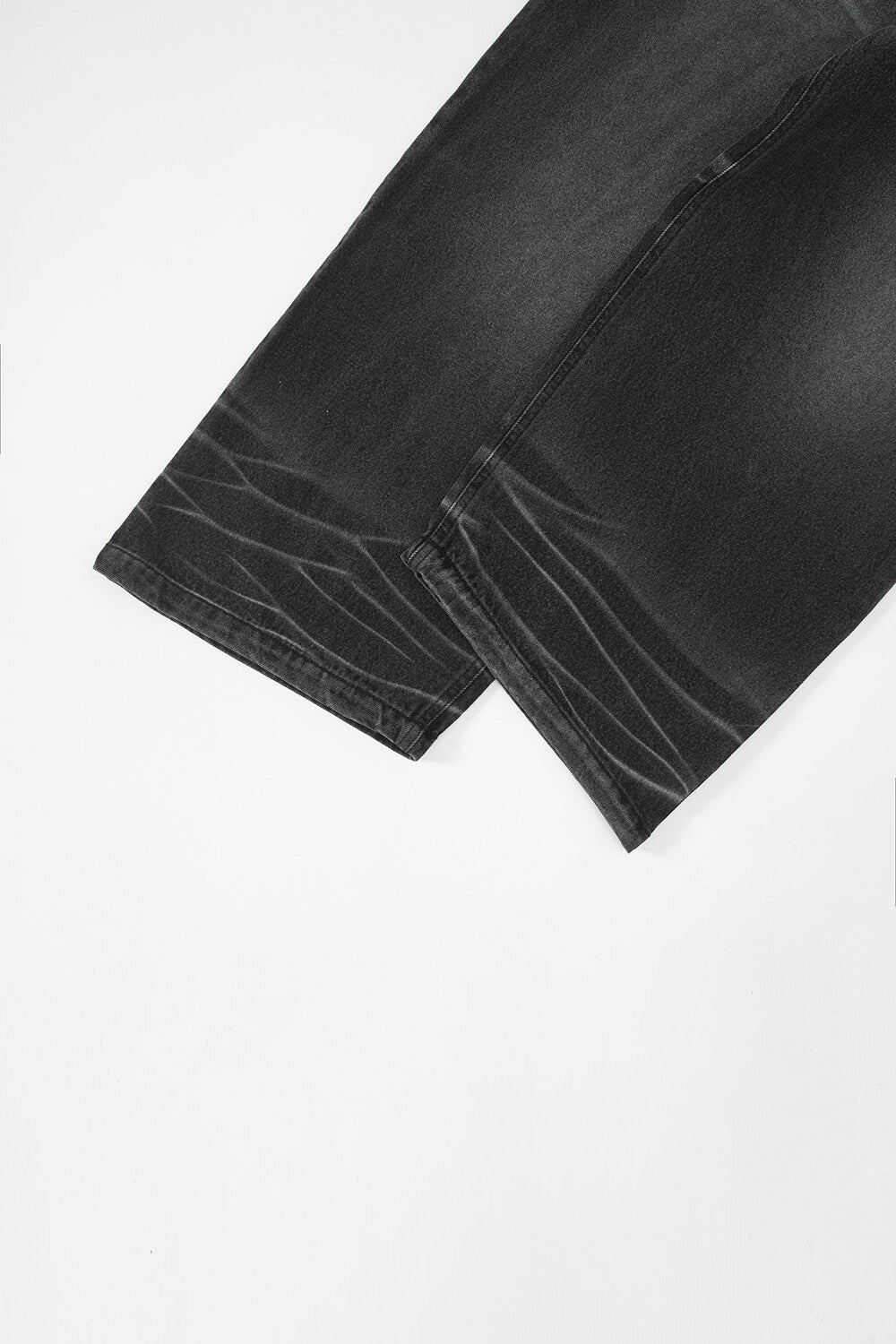 Surgery - Bone Cutting Denim Wide Pants (Black) product image 9 | TRAB K-Fashion Australia