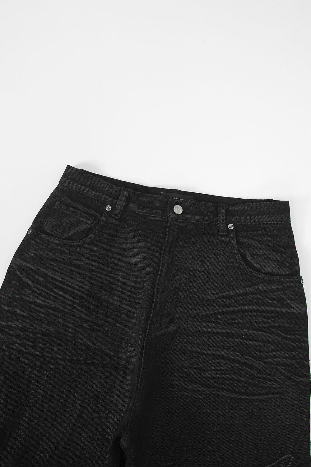 Surgery - Sutured Wide Burnished Pants (Black) product image 3 | TRAB K-Fashion Australia