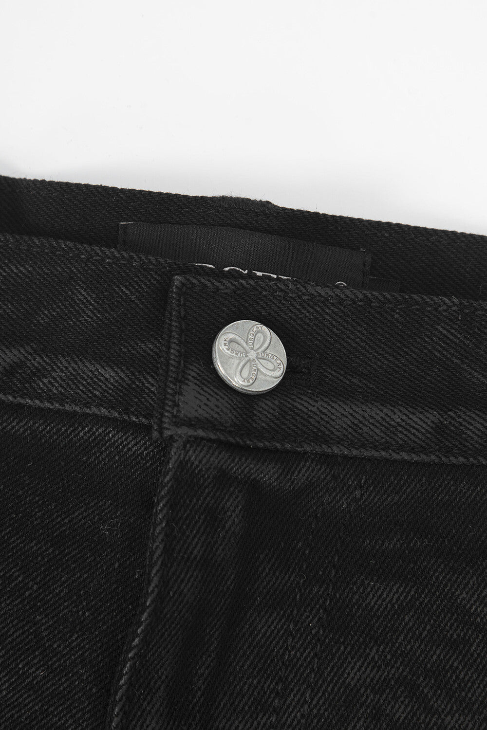 Surgery - Sutured Wide Burnished Pants (Black) product image 4 | TRAB K-Fashion Australia