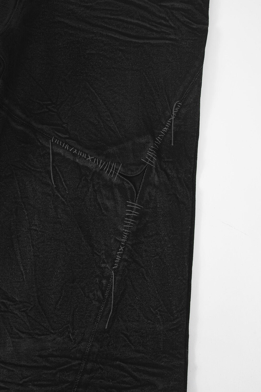 Surgery - Sutured Wide Burnished Pants (Black) product image 9 | TRAB K-Fashion Australia