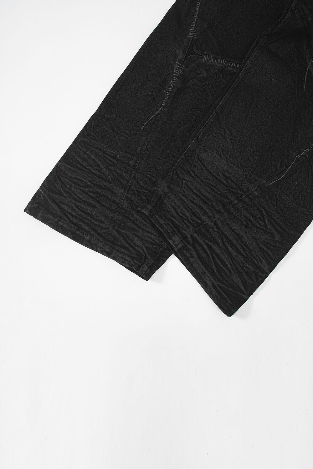 Surgery - Sutured Wide Burnished Pants (Black) product image 10 | TRAB K-Fashion Australia