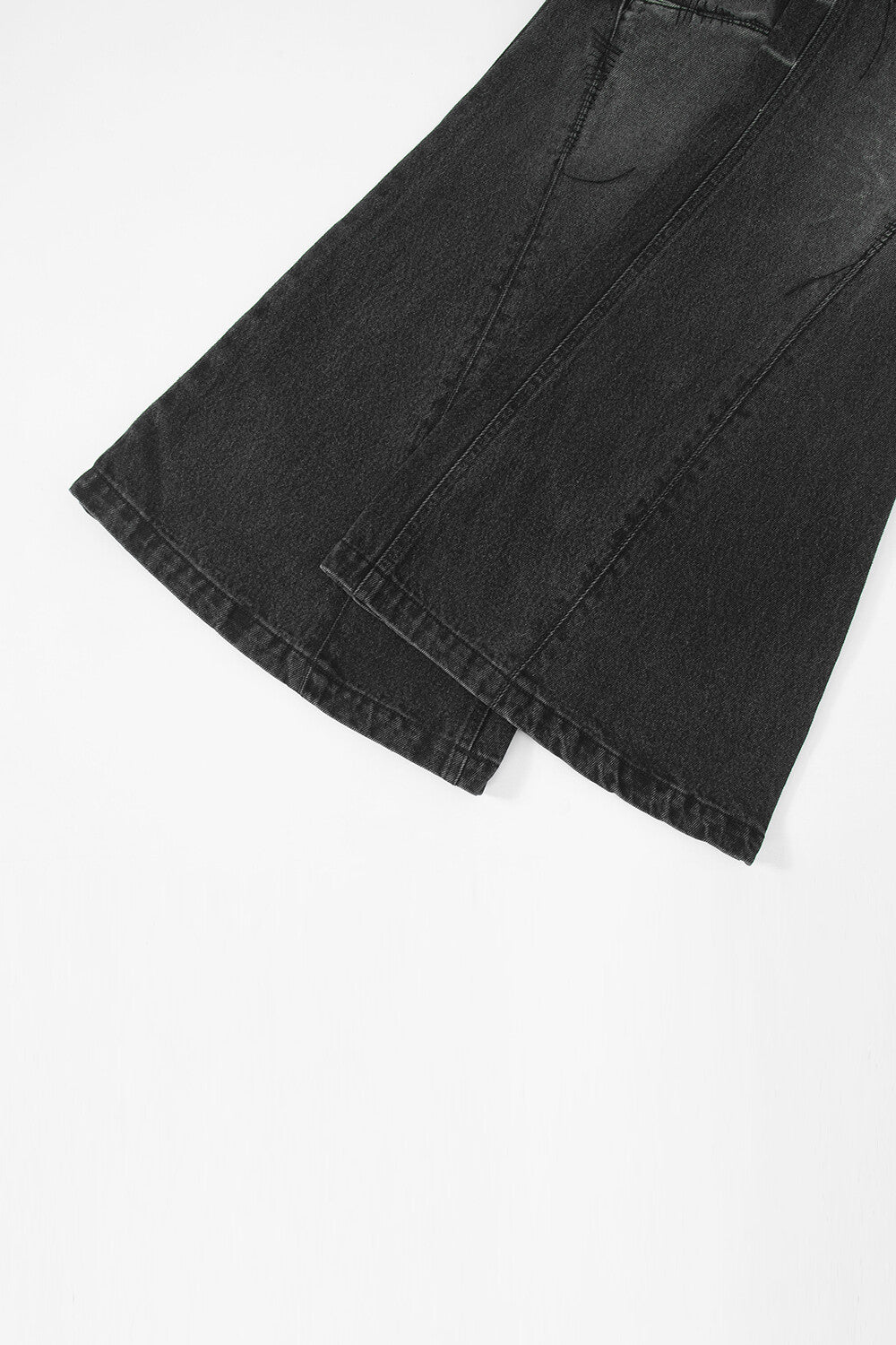 Surgery - Sutured Boot-cut Denim Pants (Black) product image 10 | TRAB K-Fashion Australia
