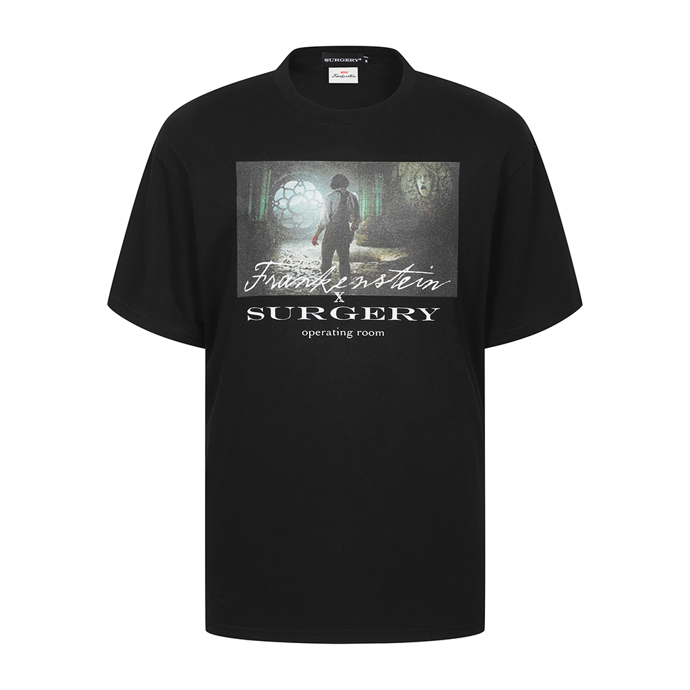 Surgery - Surgery x Frankenstein T-shirt (Black) product image 1 | TRAB K-Fashion Australia