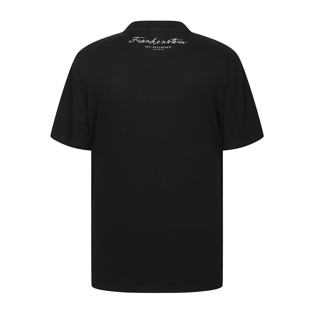 Surgery - Surgery x Frankenstein Anatomy T-shirt (Black) product image 2 | TRAB K-Fashion Australia