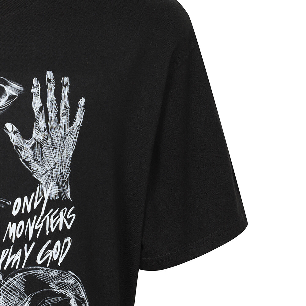 Surgery - Surgery x Frankenstein Anatomy T-shirt (Black) product image 6 | TRAB K-Fashion Australia