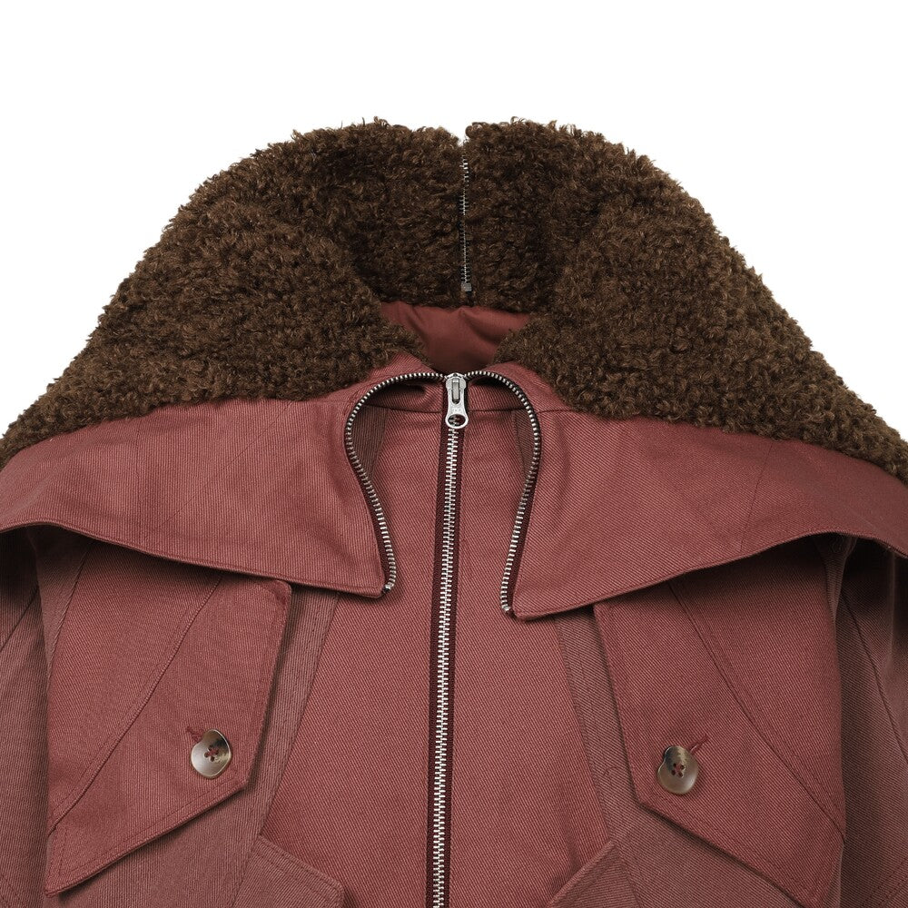 Surgery - Surgery x Frankenstein Creature Exo-shell Hood Denim Jacket (Red) product image 3 | TRAB K-Fashion Australia