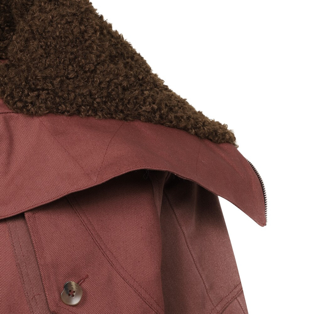 Surgery - Surgery x Frankenstein Creature Exo-shell Hood Denim Jacket (Red) product image 8 | TRAB K-Fashion Australia