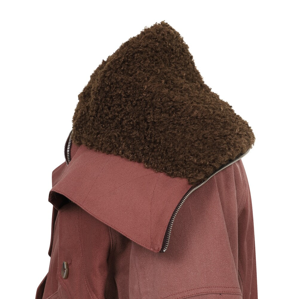 Surgery - Surgery x Frankenstein Creature Exo-shell Hood Denim Jacket (Red) product image 9 | TRAB K-Fashion Australia