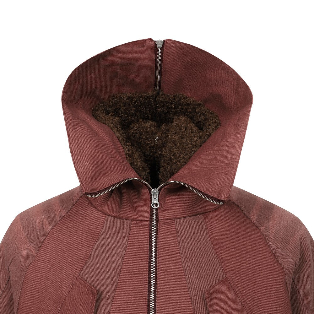 Surgery - Surgery x Frankenstein Creature Exo-shell Hood Denim Jacket (Red) product image 4 | TRAB K-Fashion Australia
