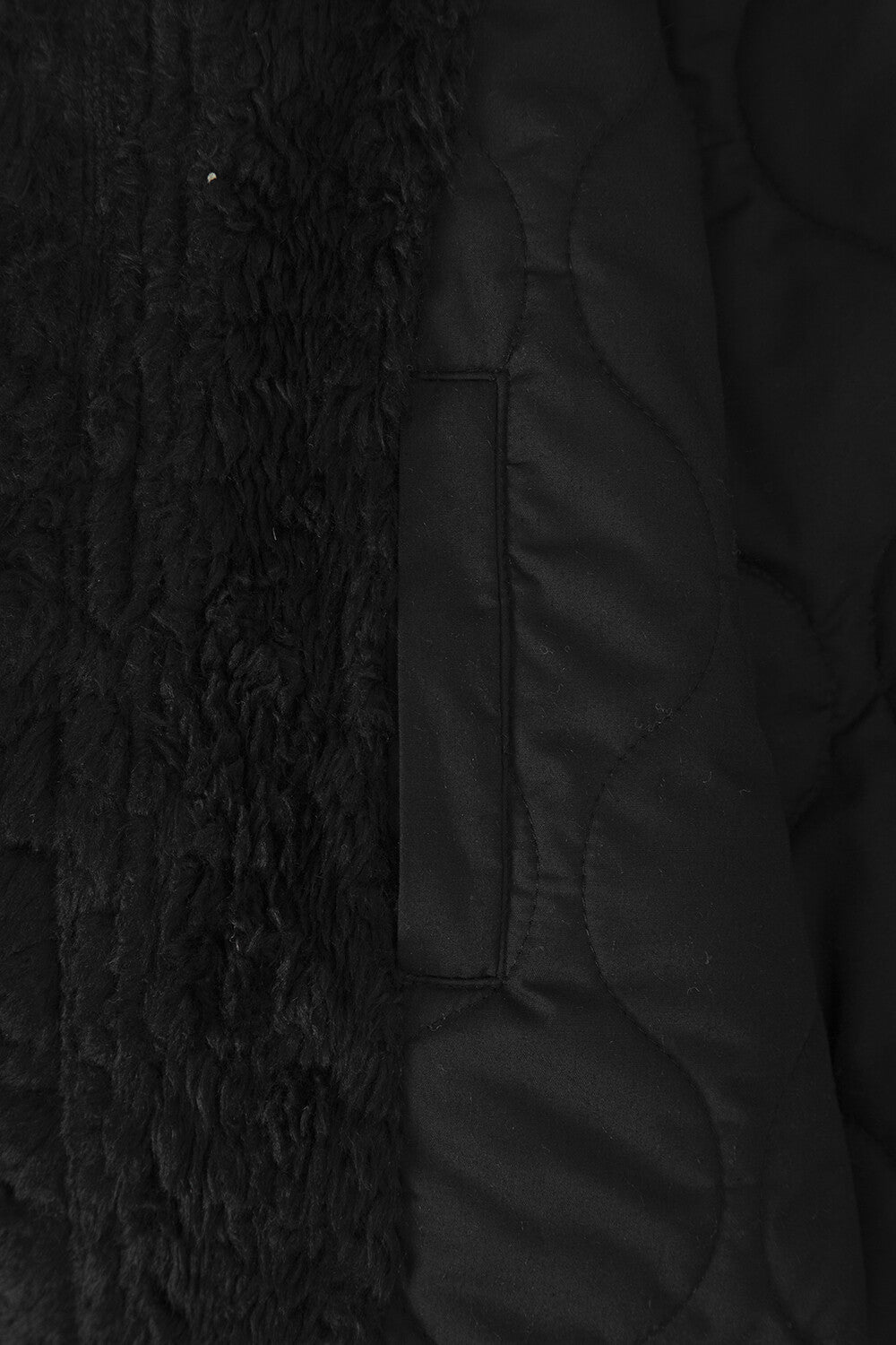 Surgery - Leather Patch Fur Ma-1 (Black) product image 8 | TRAB K-Fashion Australia