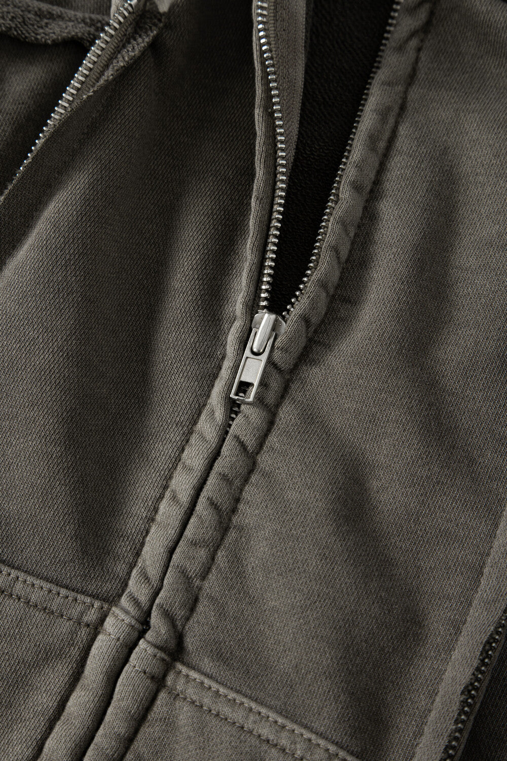 Surgery - Remake Pigment Crop Hood Jacket (Cocoa) product image 4 | TRAB K-Fashion Australia