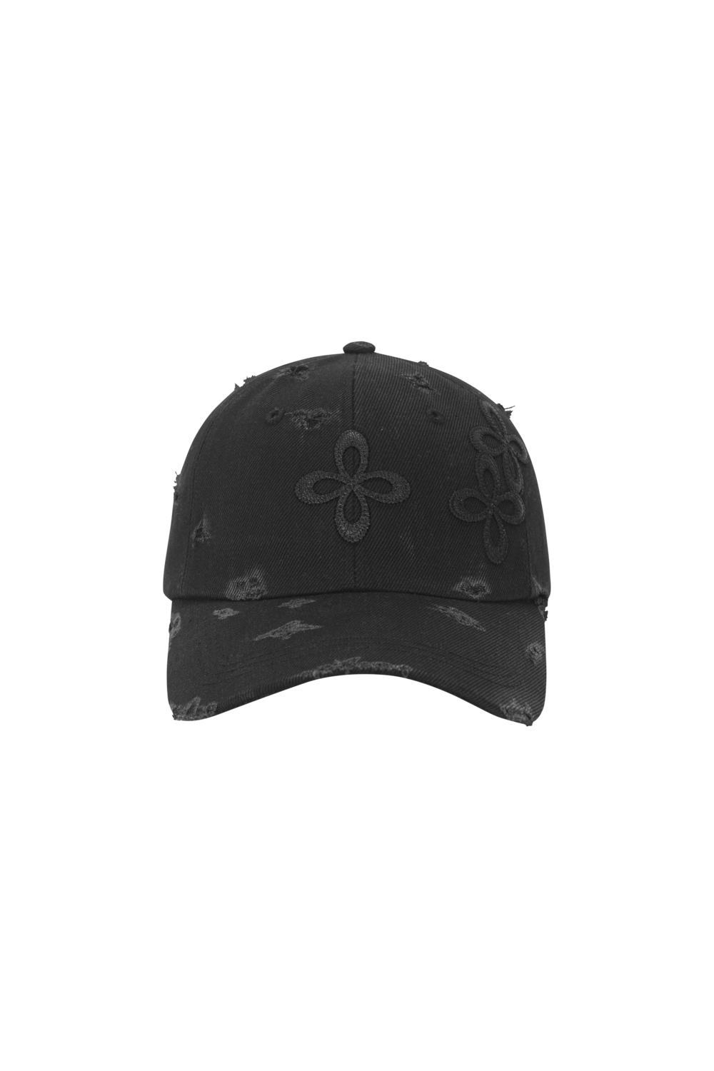 Surgery - Clover Leather Patch Cap (Black) product image 2 | TRAB K-Fashion Australia