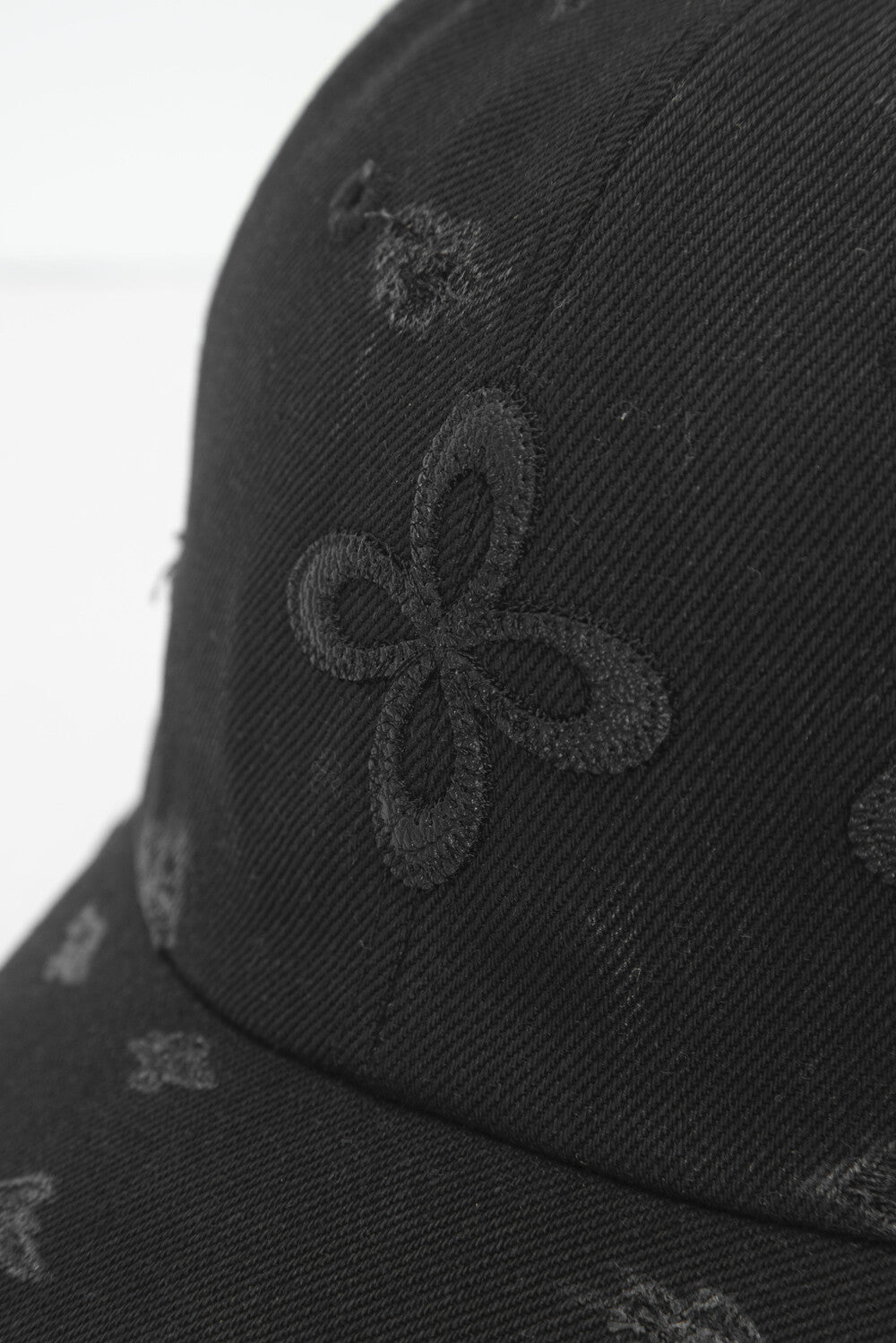 Surgery - Clover Leather Patch Cap (Black) product image 4 | TRAB K-Fashion Australia