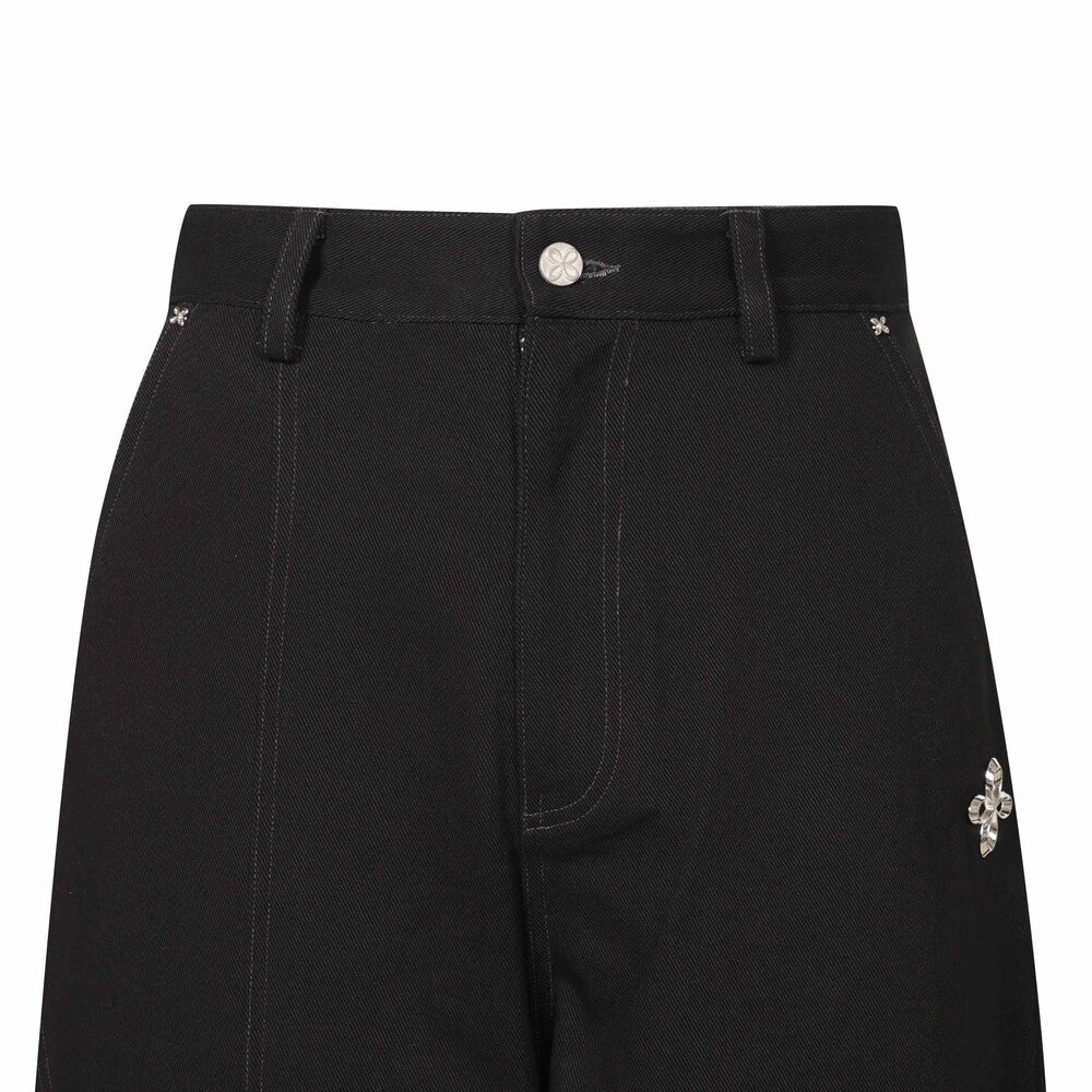 Surgery - Surgery x Tekken Flame Jeans (Black) product image 3 | TRAB K-Fashion Australia