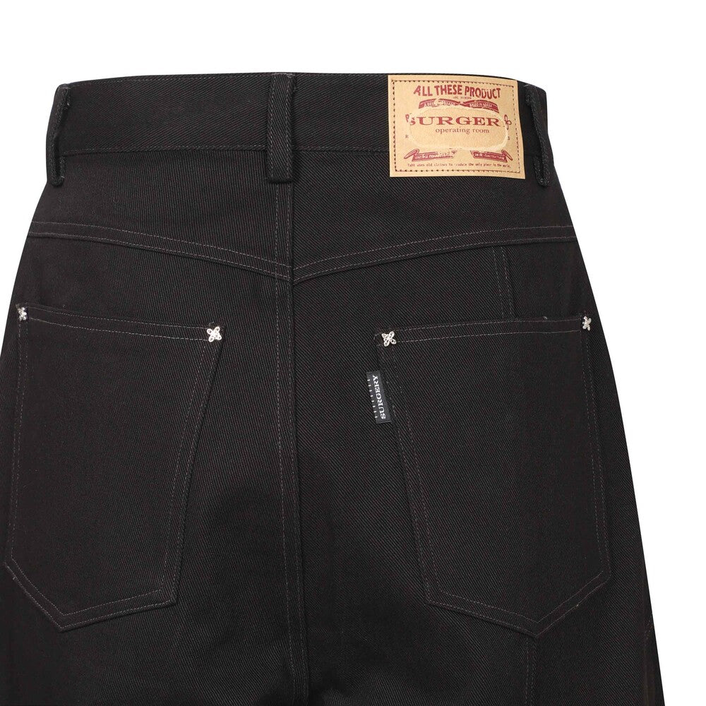 Surgery - Surgery x Tekken Flame Jeans (Black) product image 4 | TRAB K-Fashion Australia