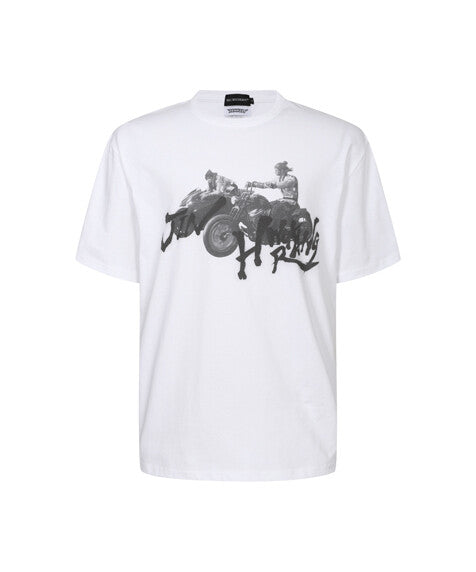 Surgery - Surgery x Tekken Biker Graphic T-shirts (White) product image 1 | TRAB K-Fashion Australia