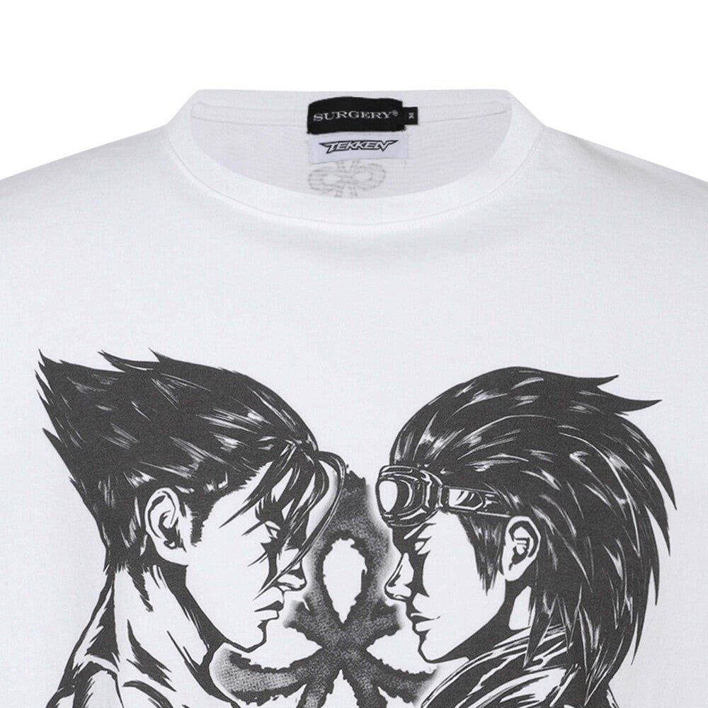 Surgery - Surgery x Tekken Jin Vs Hwoarang T-shirts Type 2 (White) product image 4 | TRAB K-Fashion Australia