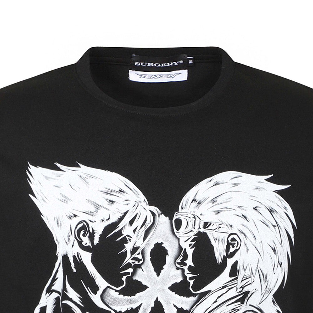 Surgery - Surgery x Tekken Jin Vs Hwoarang T-shirts Type 2 (Black) product image 4 | TRAB K-Fashion Australia