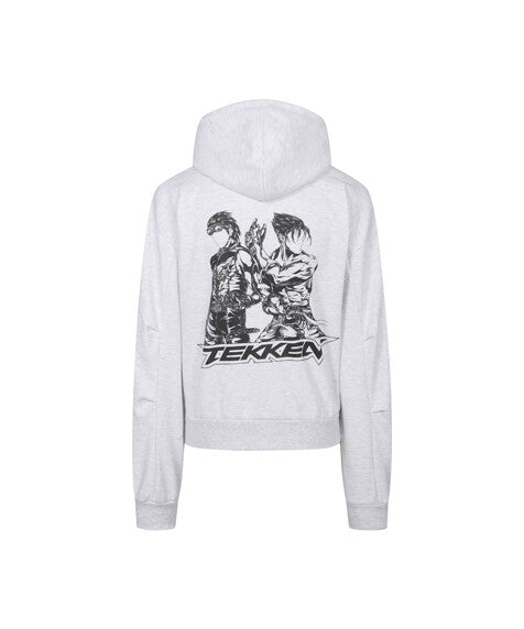 Surgery - Surgery x Tekken Button Up Hood (White) product image 2 | TRAB K-Fashion Australia