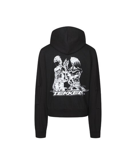 Surgery - Surgery x Tekken Button Up Hood (Black) product image 2 | TRAB K-Fashion Australia