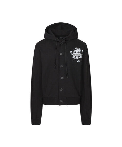 Surgery - Surgery x Tekken Button Up Hood (Black) product image 1 | TRAB K-Fashion Australia