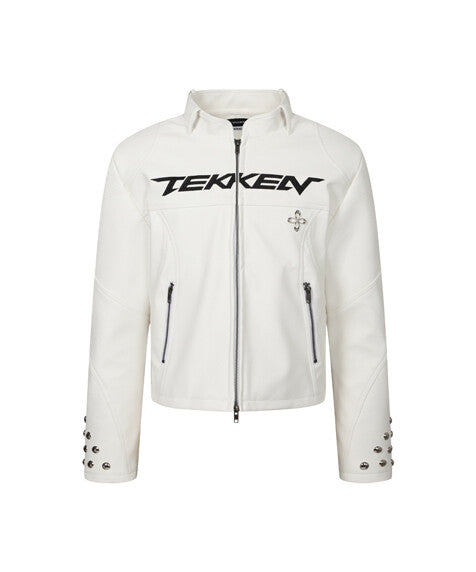 Surgery - Surgery x Tekken Biker Jacket (White) product image 1 | TRAB K-Fashion Australia