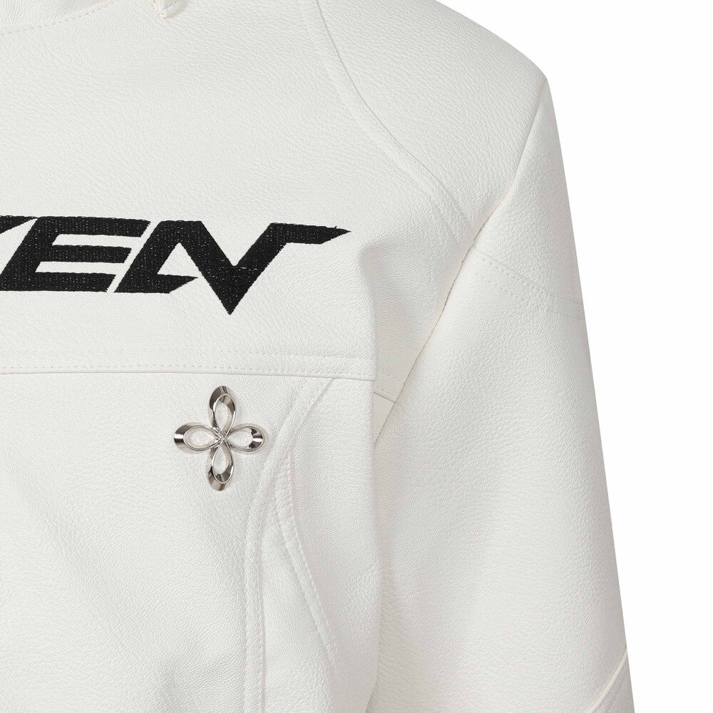 Surgery - Surgery x Tekken Biker Jacket (White) product image 4 | TRAB K-Fashion Australia