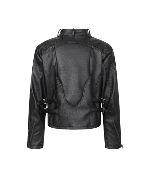 Surgery - Surgery x Tekken Biker Jacket (Black) product image 2 | TRAB K-Fashion Australia