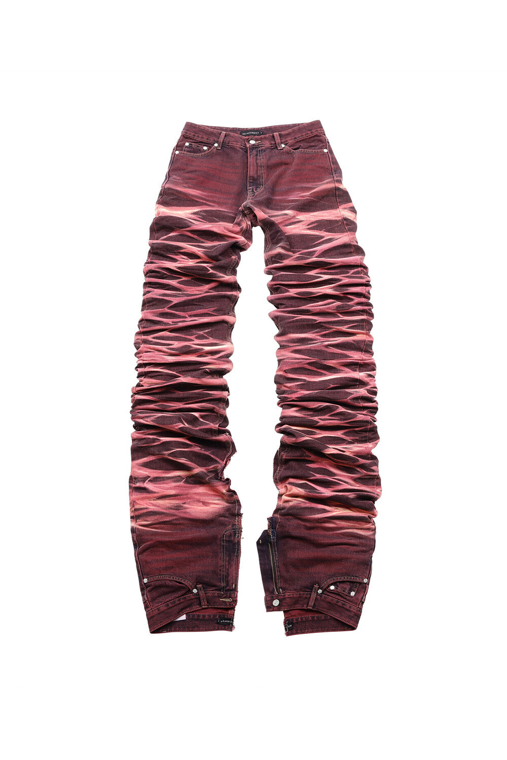Surgery - Yoonseul Long Length Double Jeans (Flame) product image 1 | TRAB K-Fashion Australia