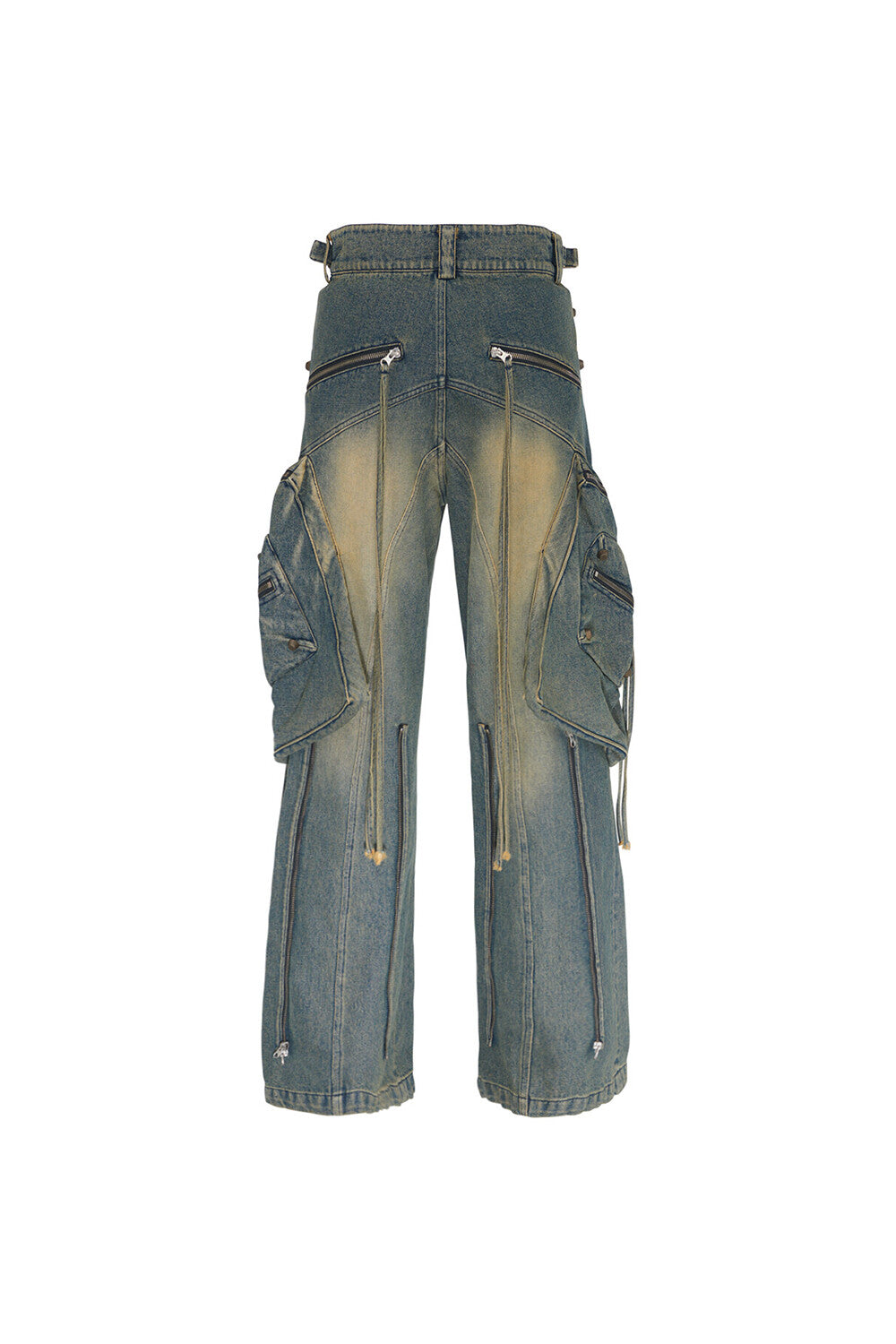 Surgery - Oblique Cargo Jeans (Tin Blue) product image 2 | TRAB K-Fashion Australia