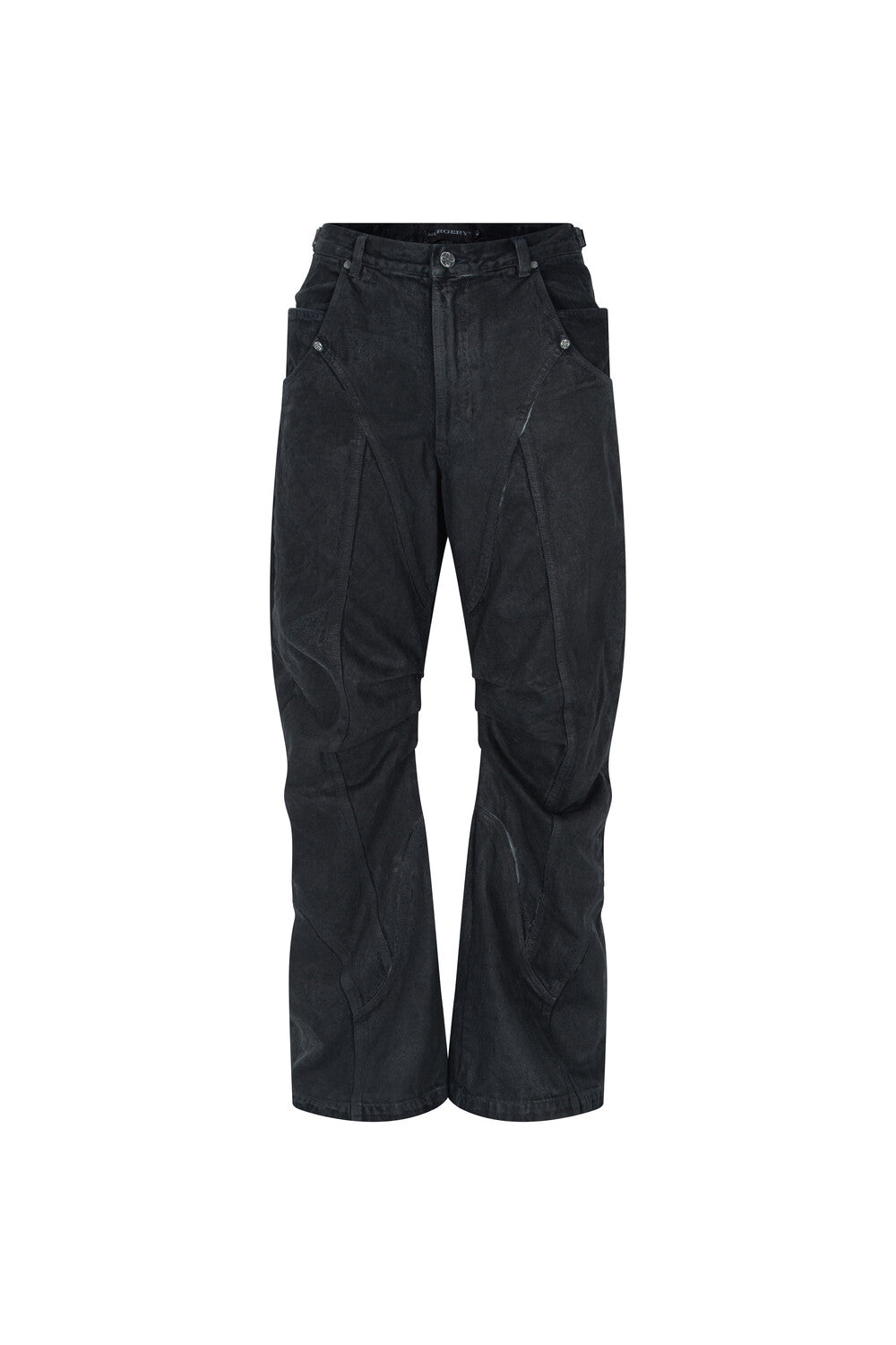 Surgery - Fold-bend Jeans (Wax Coating) product image 1 | TRAB K-Fashion Australia