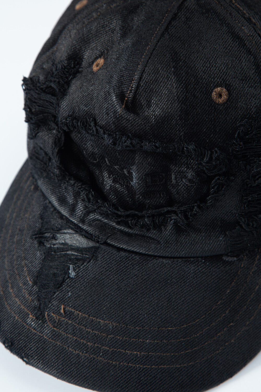 Surgery - Destroyed Denim Cap (Wax Coating) product image 4 | TRAB K-Fashion Australia