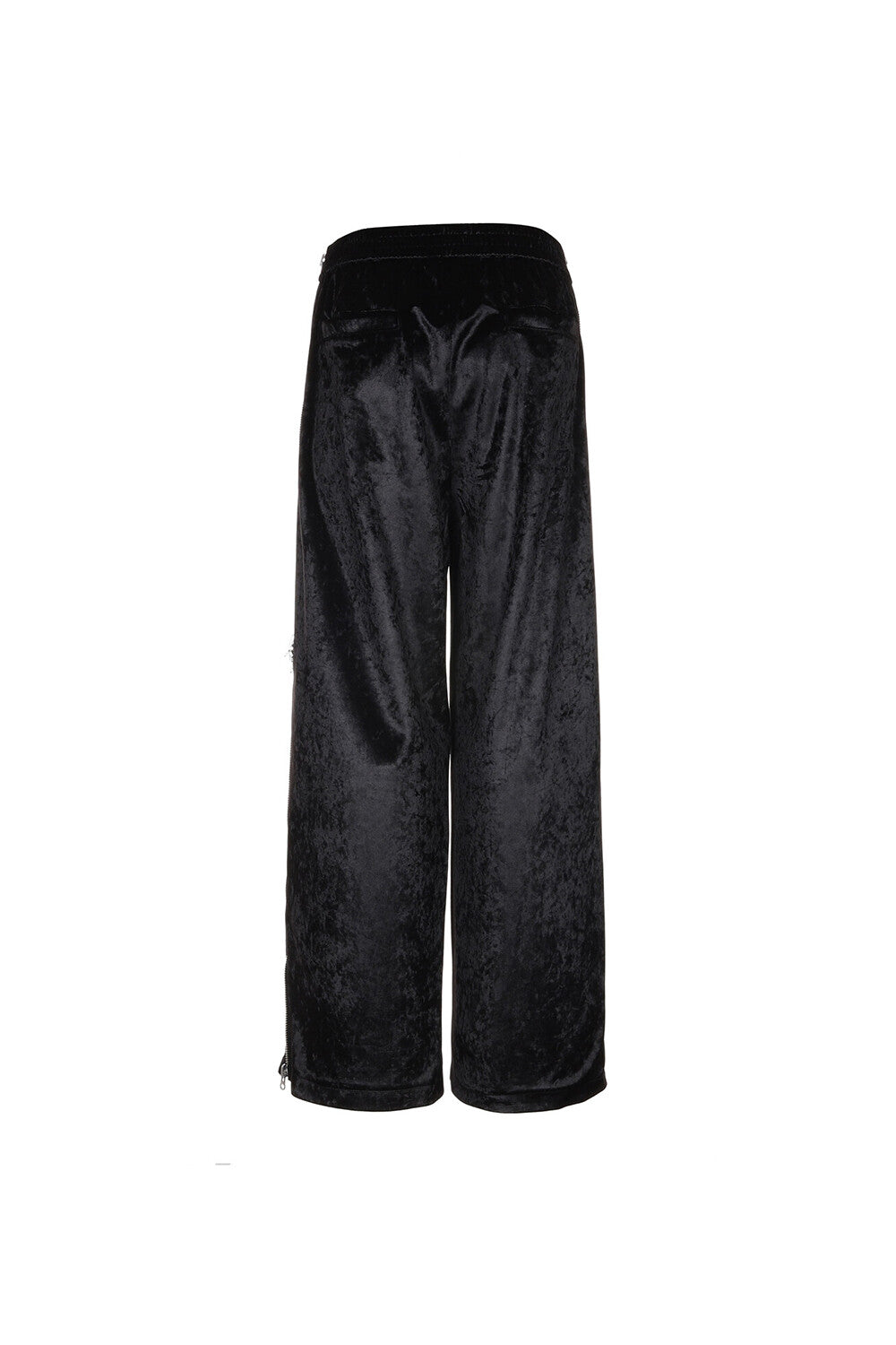 Surgery - Side Zip Velvet Wide Track Pants (Black) product image 2 | TRAB K-Fashion Australia
