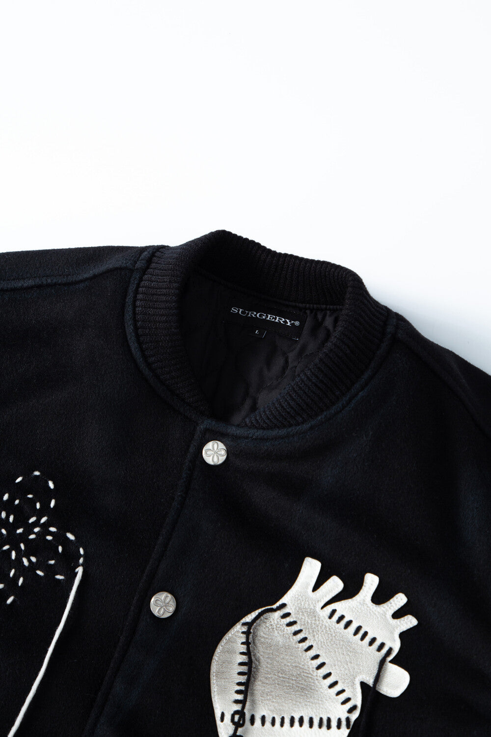 Surgery - Clover Pulse Varsity Jacket (Dirty) product image 5 | TRAB K-Fashion Australia