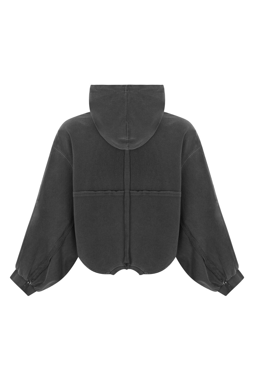 Surgery - Remake Dropped Neck Hoodie Charcoal (OC) product image 2 | TRAB K-Fashion Australia