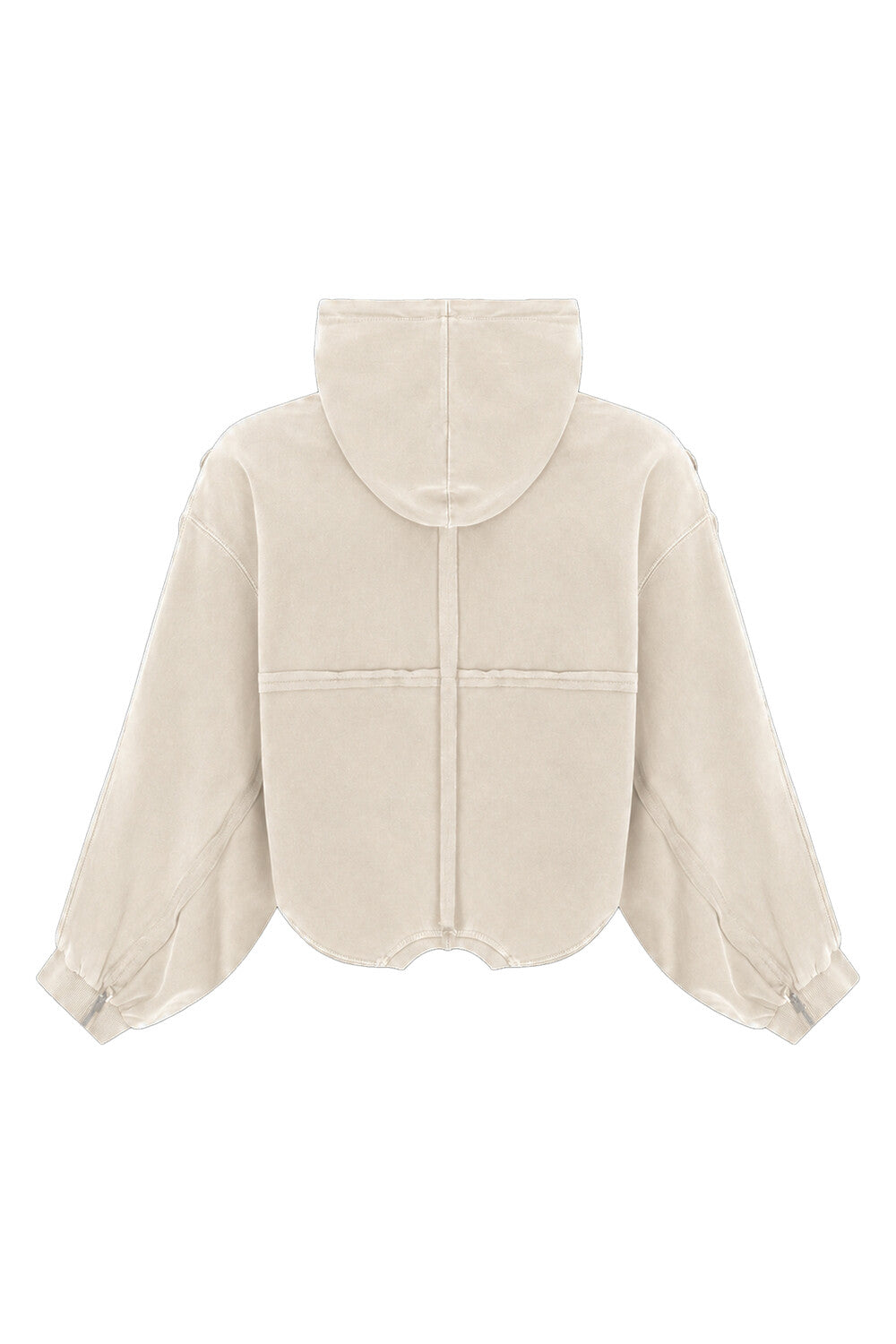 Surgery - Remake Dropped Neck Hoodie Ivory (OC) product image 2 | TRAB K-Fashion Australia