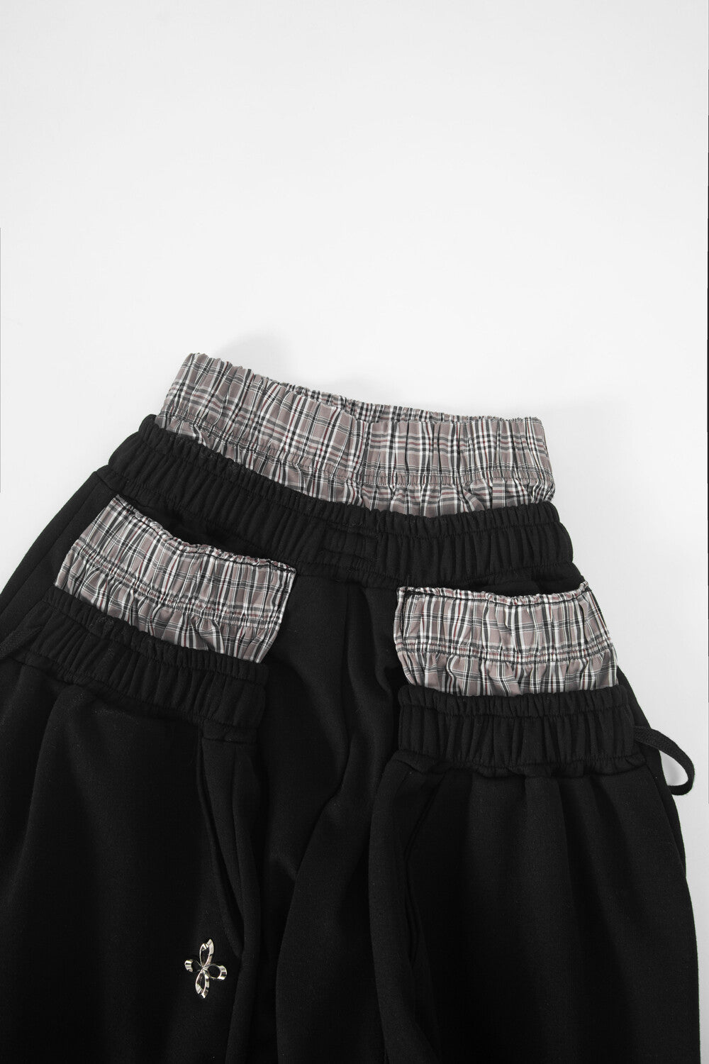 Surgery - Sagging Double Waist Pants Black (OC) product image 4 | TRAB K-Fashion Australia