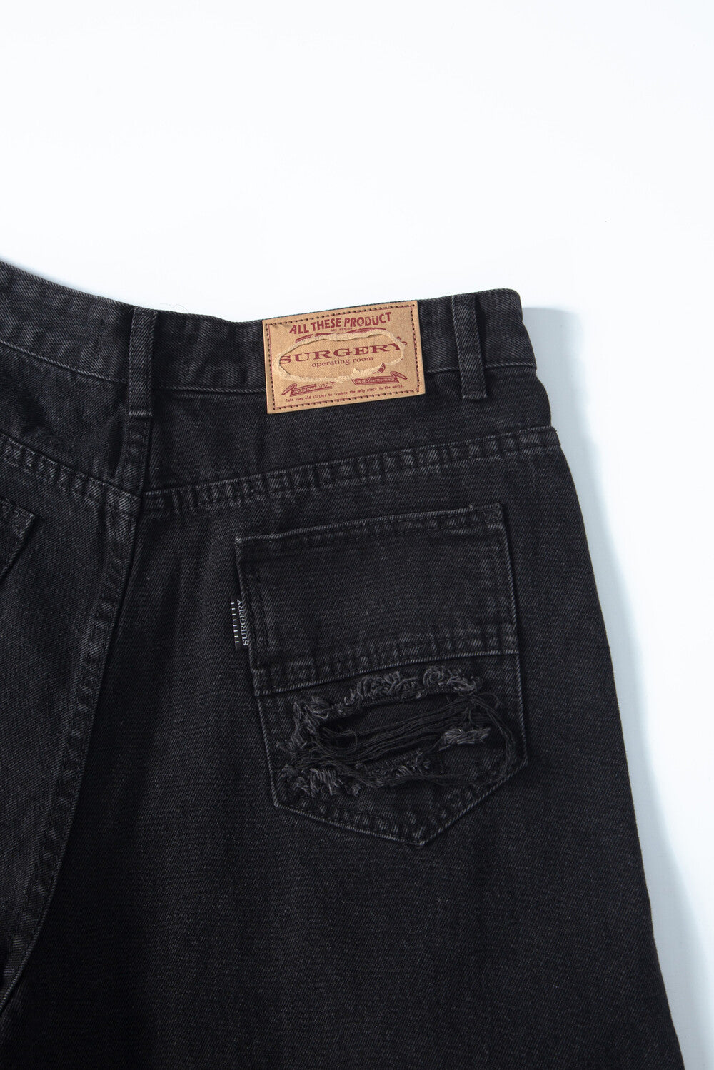 Surgery - Interposed Camo Section Denim Pant Black (OC) product image 8 | TRAB K-Fashion Australia