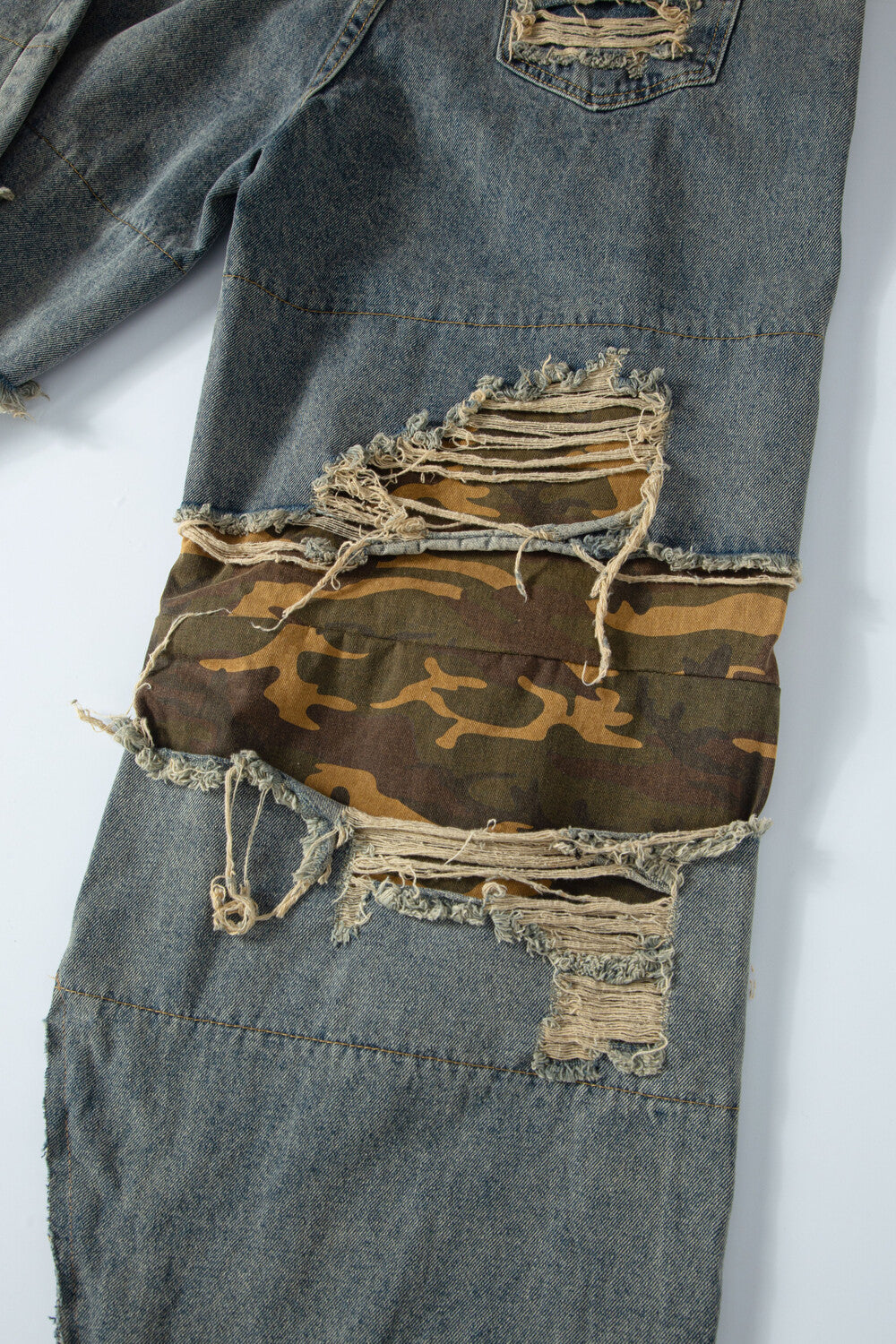 Surgery - Interposed Camo Section Denim Pant Blue (OC) product image 6 | TRAB K-Fashion Australia