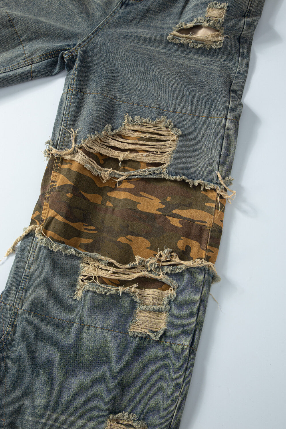 Surgery - Interposed Camo Section Denim Pant Blue (OC) product image 5 | TRAB K-Fashion Australia