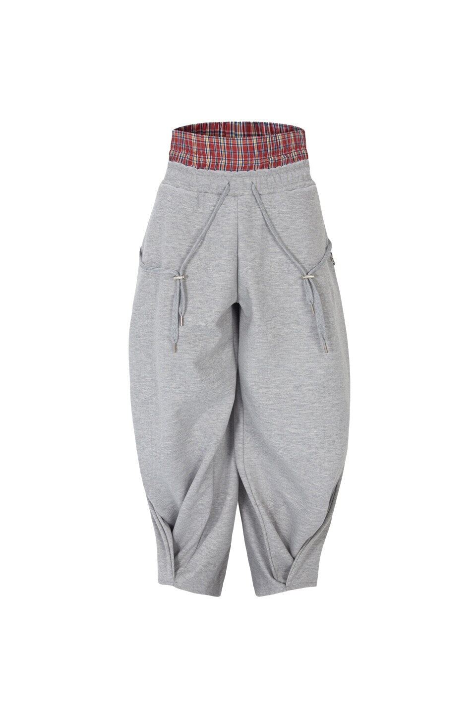 Surgery - Sagging Double Waist Pants Grey (OC) product image 1 | TRAB K-Fashion Australia