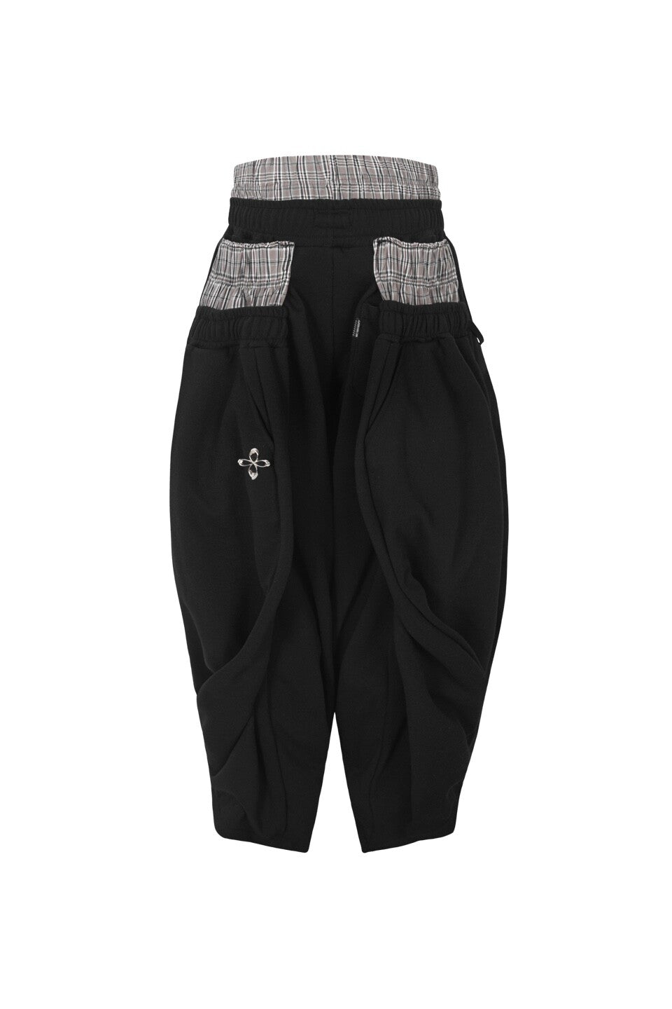 Surgery - Sagging Double Waist Pants Black (OC) product image 2 | TRAB K-Fashion Australia